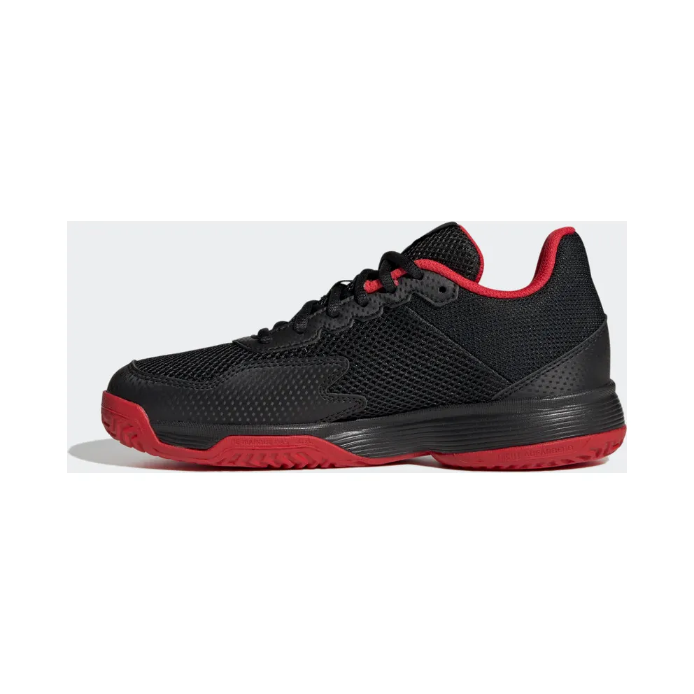 adidas Courtflash Tennis Core Black / Preloved Blue / Better Scarlet (HP9717)