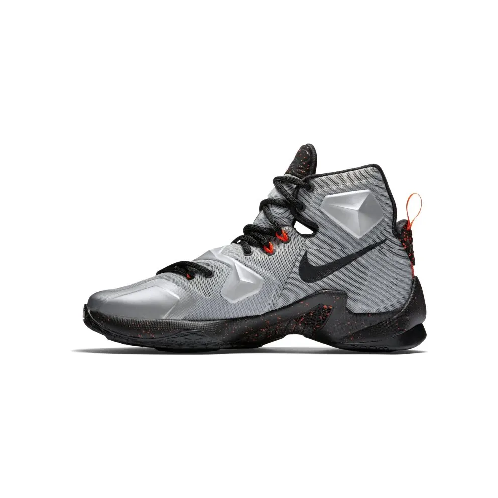 Nike LeBron 13 Lava Metallic Silver/Energy-Hyper Jade-Black (807219-003)