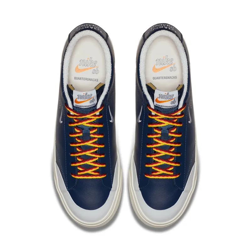 Nike SB Blazer Low XT Quartersnacks Navy Navy/White-Sail (AQ3499-411)