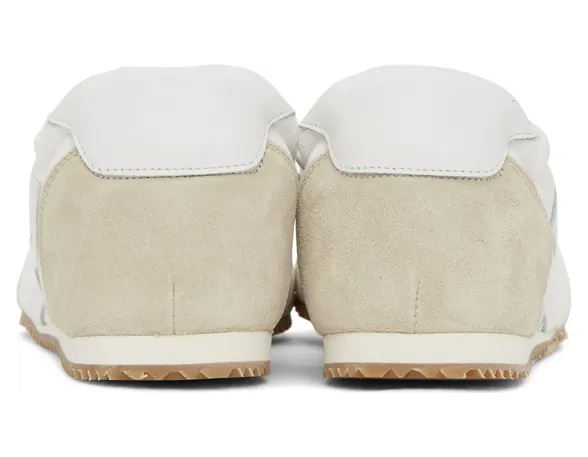 Loewe Off-White & White Ballet Runner Sneakers (L814282X08) (4)