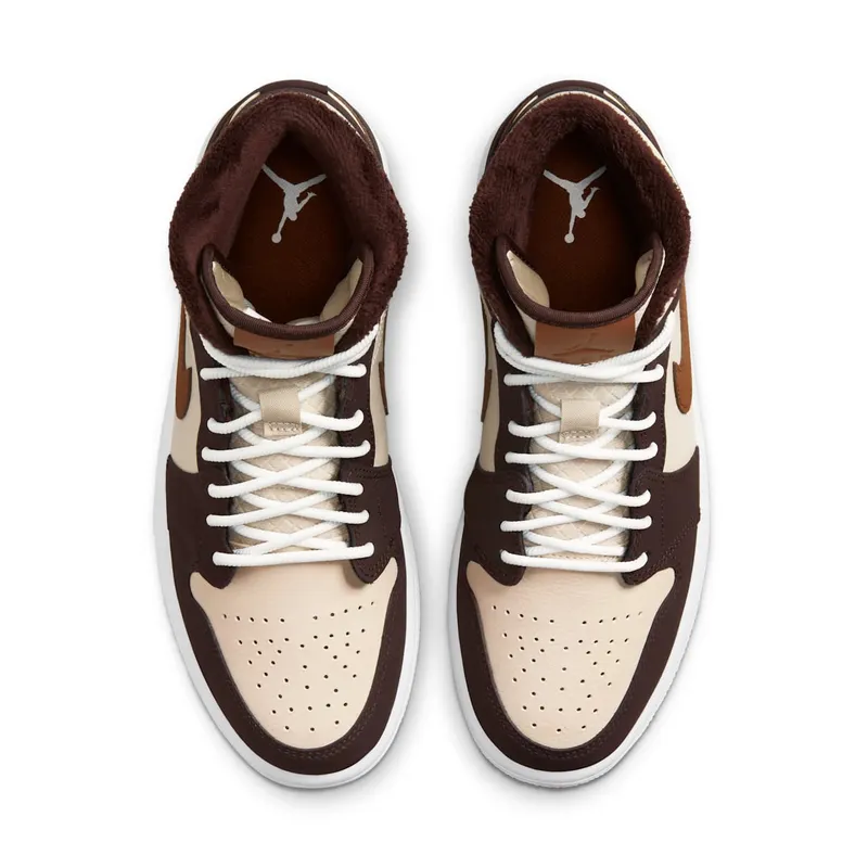 Jordan 1 Mid SE Brown Basalt Oatmeal (W) (DO6699-200)