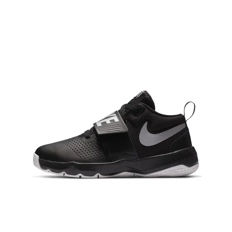 Nike Team Hustle D 8 Black (GS) Black/White/Metallic Silver (881941-001)