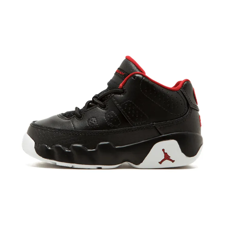 Jordan 9 Retro Low BT TD “BLACK / GYM RED / WHITE” (833906-001)