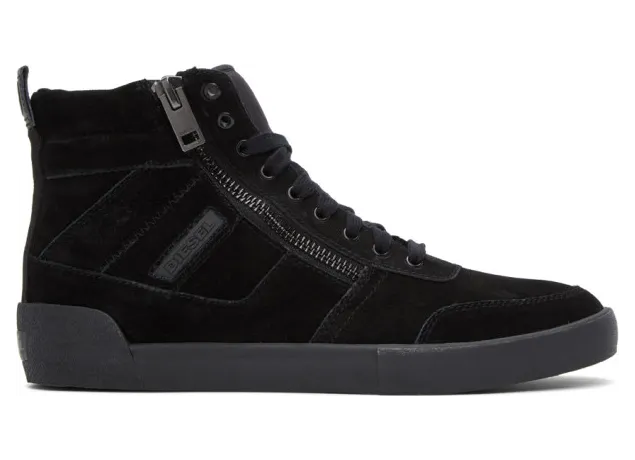 Diesel Black Suede S-Dvelows Sneakers (Y01988PR195)