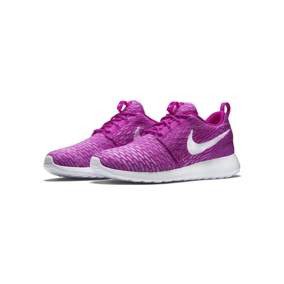 Nike Roshe Run Flyknit Fuchsia Flash (W) Fuchsia Flash/White-Atomic Purple (704927-500)