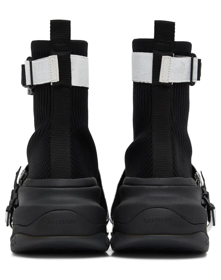 Balmain Black B-Bold Sneakers (XM0VH284TLKC) (2)