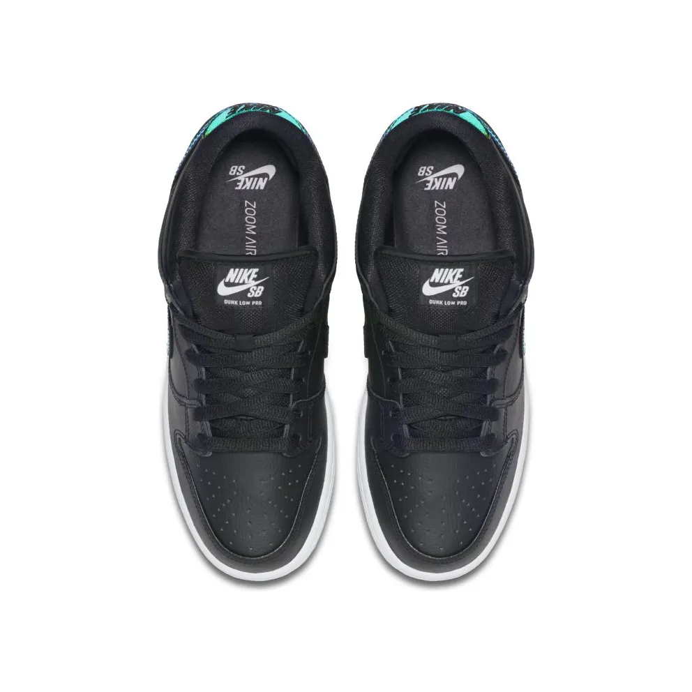 Nike Dunk SB Low Sparkle Oil Spill Black/White/Multi-Color (304292-091)