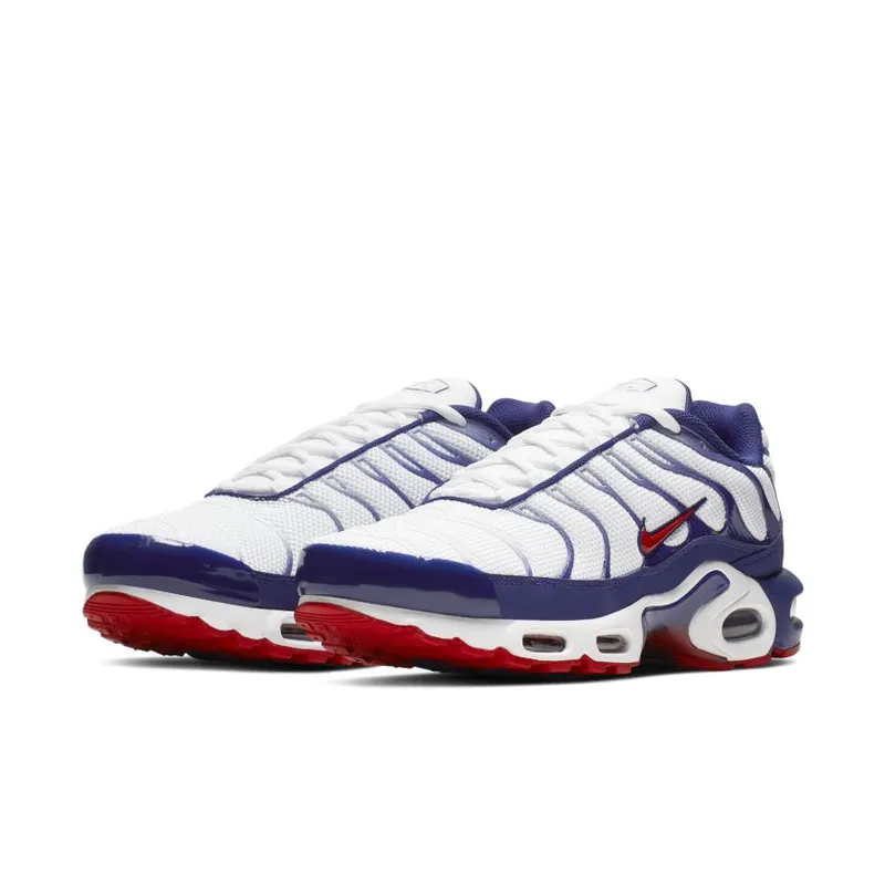 Nike Air Max Plus White Red Blue White/Gym Red (CJ9928-100)