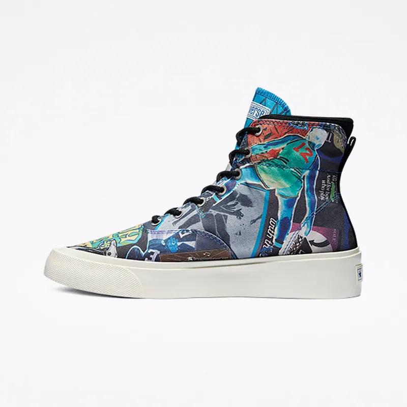 Converse Beat The World Skidgrip High Top Egret/multi/Black (170681C)