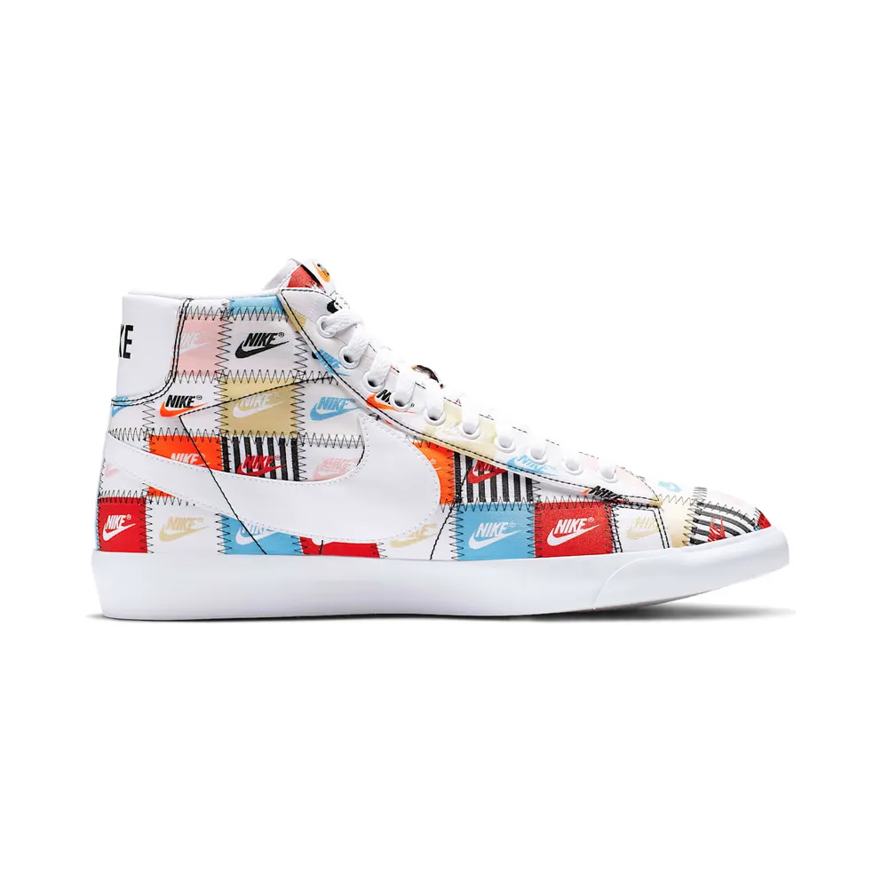 Nike Blazer Mid Patchwork White/Multi-Color (CI9887-100)