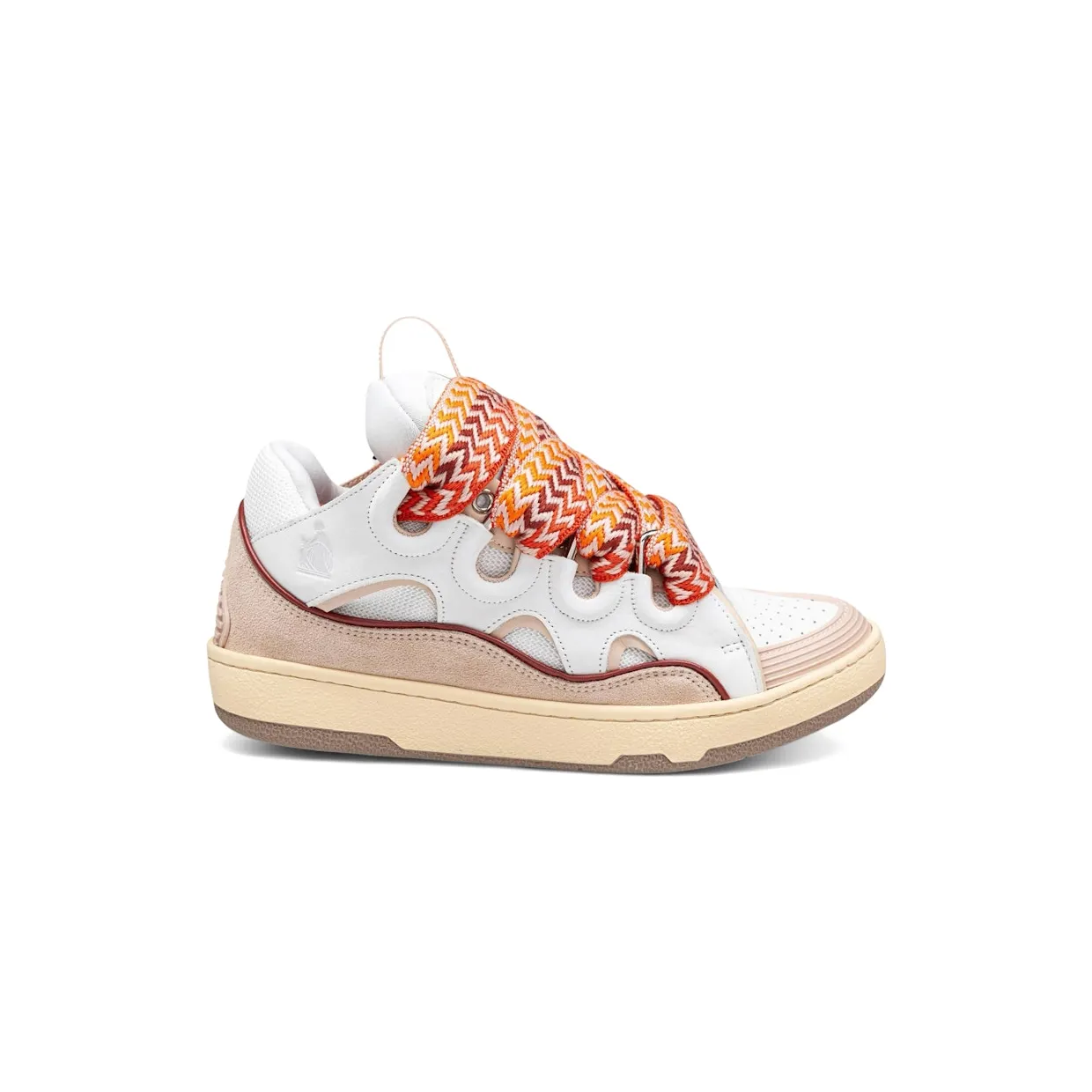 Lanvin Leather Curb White Orange (FU-SKDK12-BICO-E25-0961)