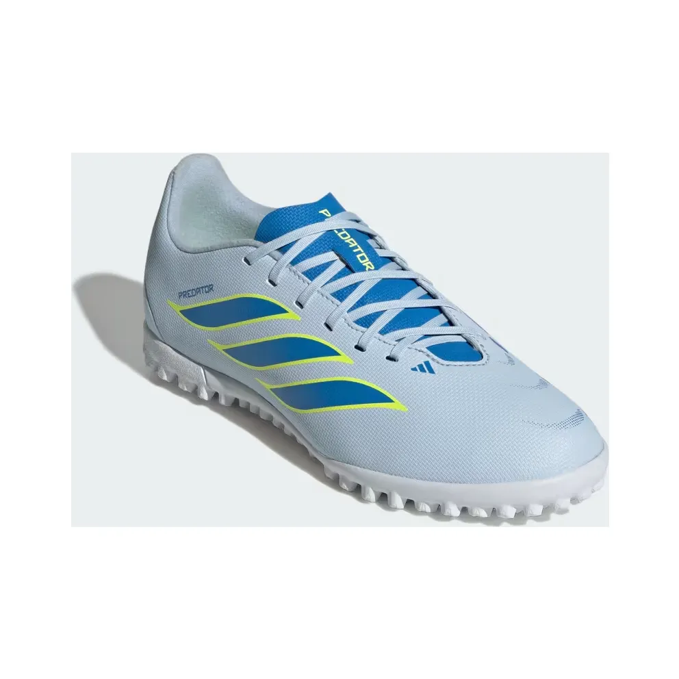 adidas Predator Club Turf Football Shoes Kids “Crystal Sky / Ray Blue / Team Solar Yellow 2” (JS0366)