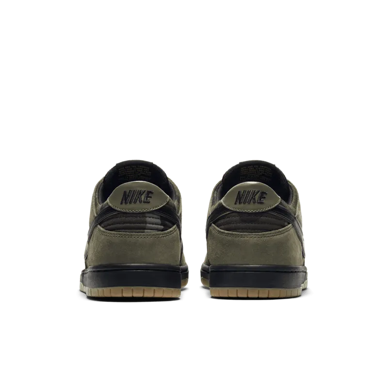 Nike SB Dunk Low Skate Camo Medium Olive/Black-Gum Light Brown (854866-209)