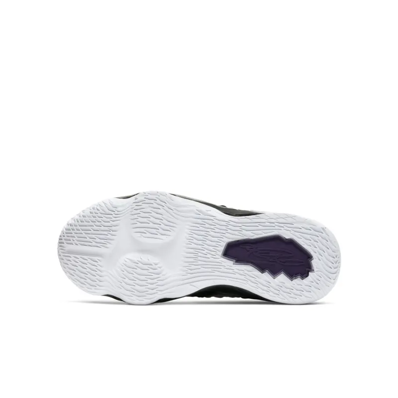 Nike LeBron 17 Lakers (GS) Black/White-Eggplant-Amarillo (BQ5594-004)