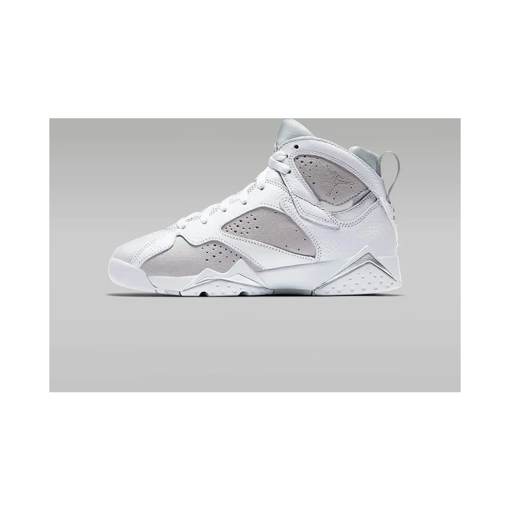 Jordan 7 Retro Pure Platinum (GS) White/Metallic Silver-Pure Platinum (304774-120)
