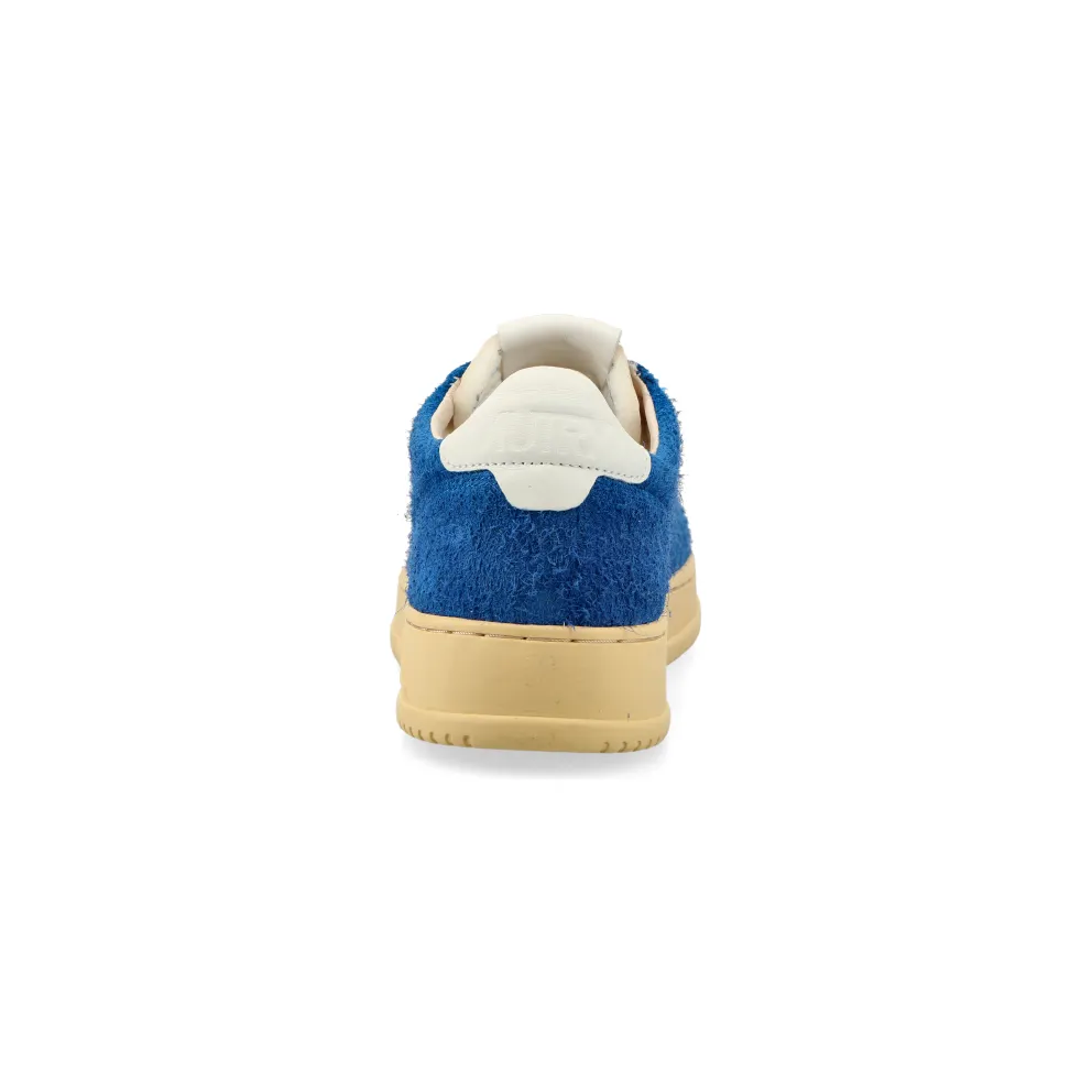 Autry Medalist Low (hair / suede bluette) – AULMHS05