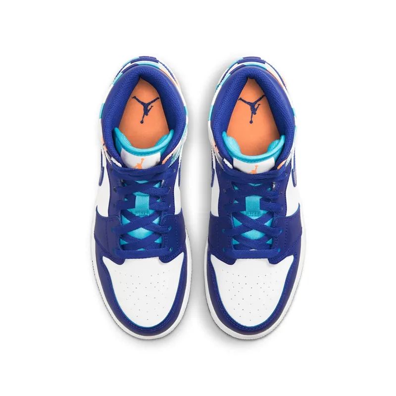 Air Jordan 1 Mid GS Storm Blue (555112-105)