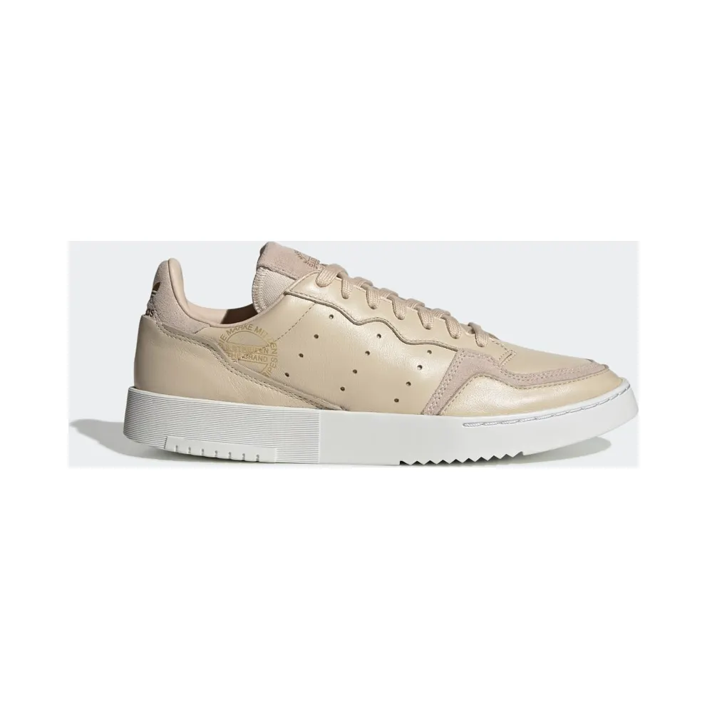 adidas Supercourt Schuh Linen / Crystal White / Gold Met. (EG4584)