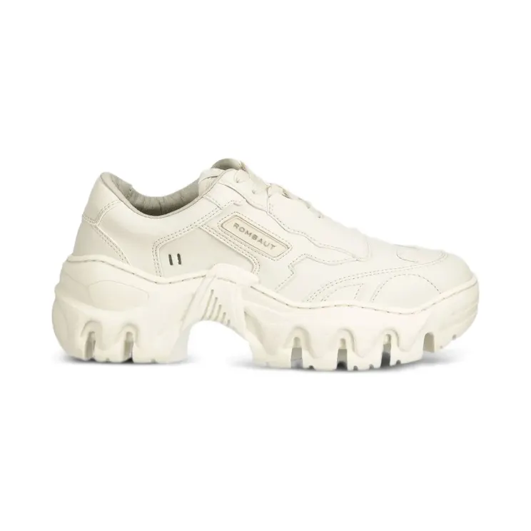 Rombaut mit dicker Sohle “White” (W24B002)