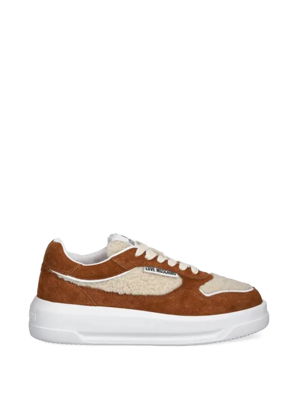 Love Moschino Sneakers mit Logo-Detail – Braun (JA15295H0NJU2)