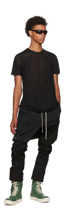 Rick Owens Gray Cargobasket Sneakers (RU02B2899 LCG) (5)