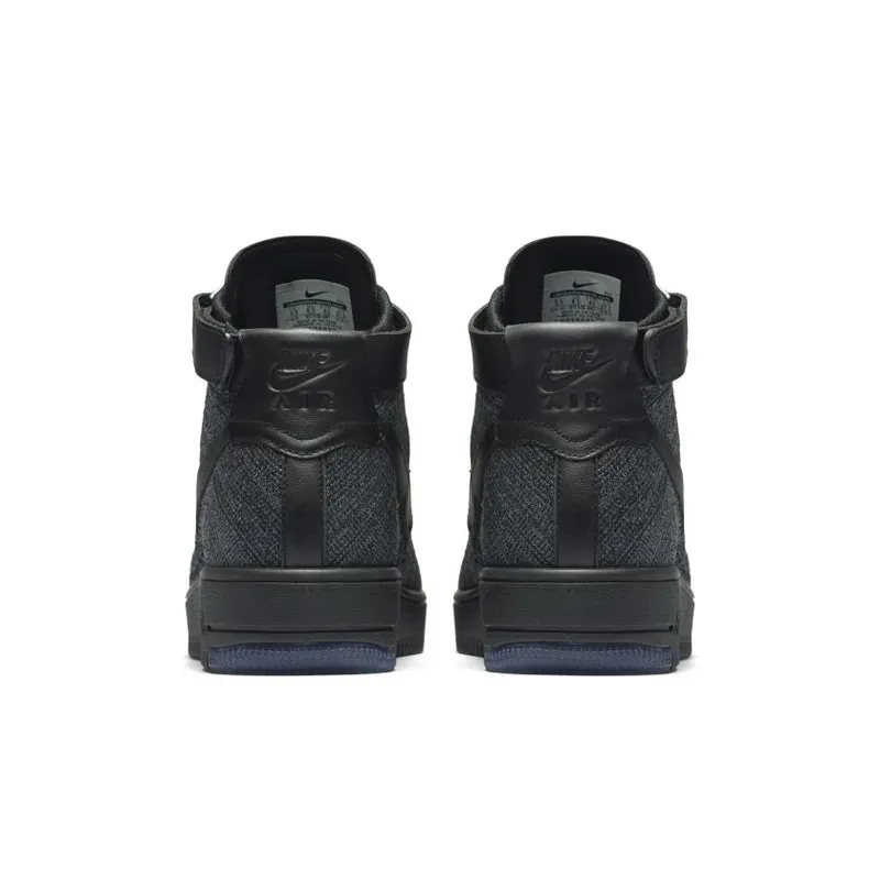 Nike Air Force 1 Ultra Flyknit Mid Dark Grey Black Dark Grey/Black (817420-001)