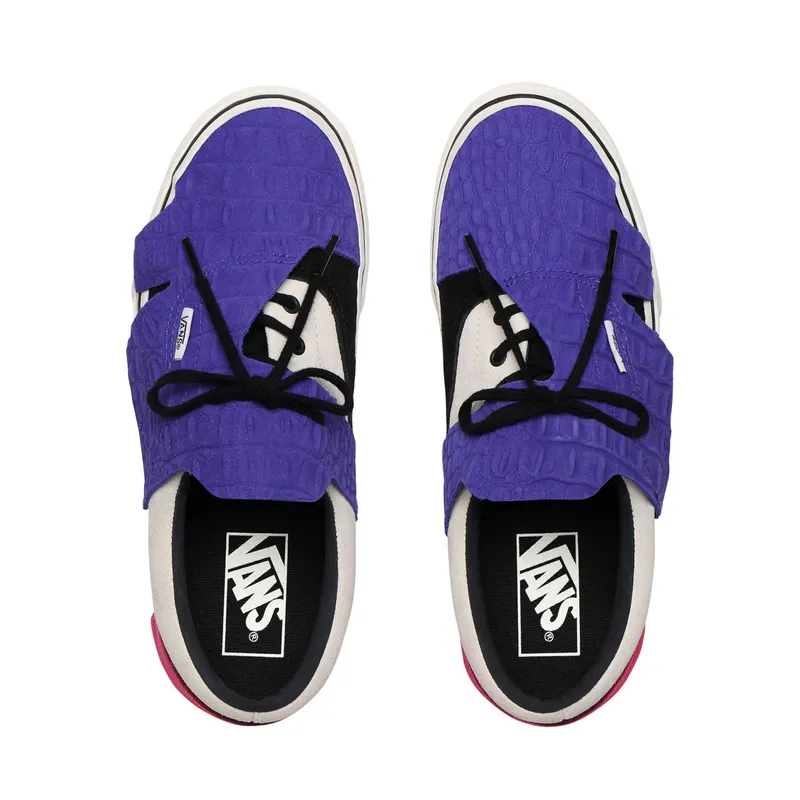 VANS Emboss Croc Era Origami Shoes (Purple)