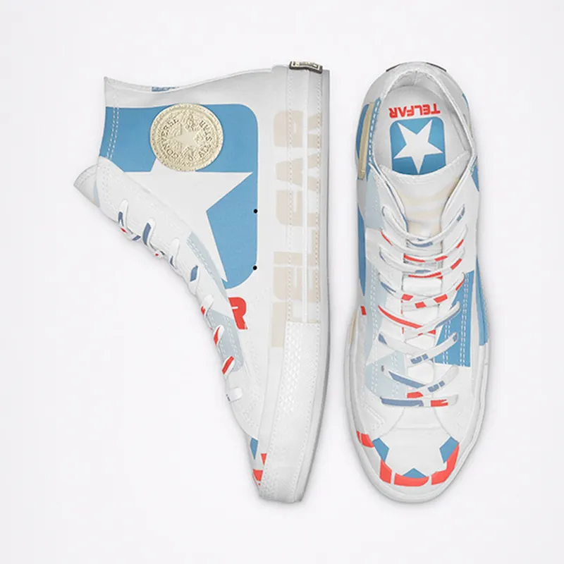 Converse Converse x TELFAR Chuck 70 High Top White/chili Pepper/black (169068C)