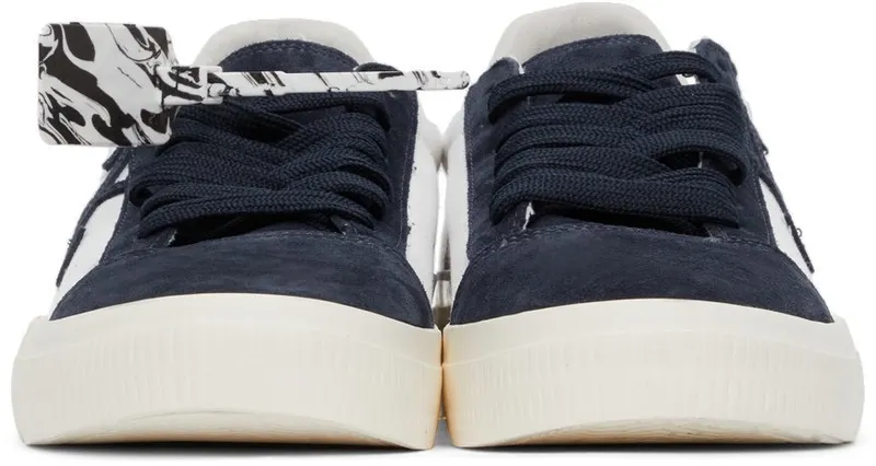 Off-White White & Navy Vulcanized (OWIA178F21FAB0030146)