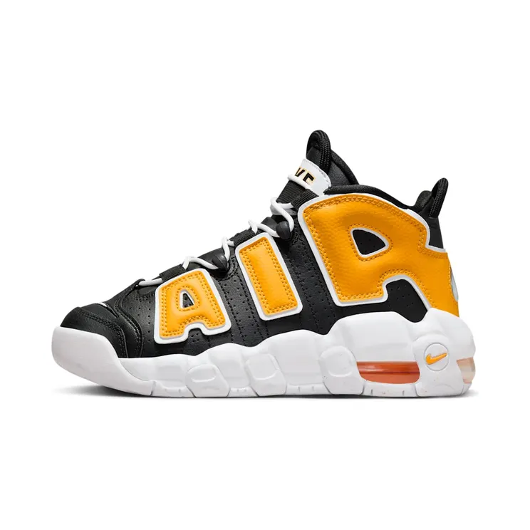 Nike Air More Uptempo Be True To Her School “Black / University Gold / White” (FN0262-001)