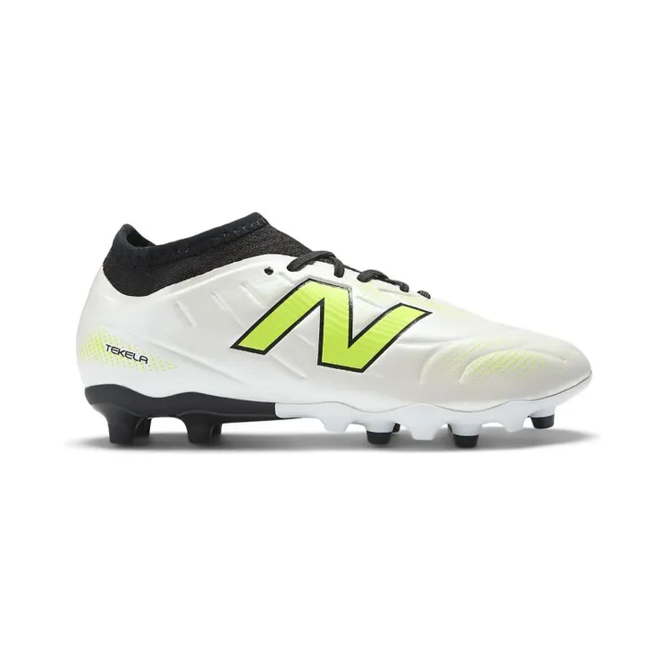 New Balance Tekela Team Low FG White Black Lime Light (SJT3FSP5)