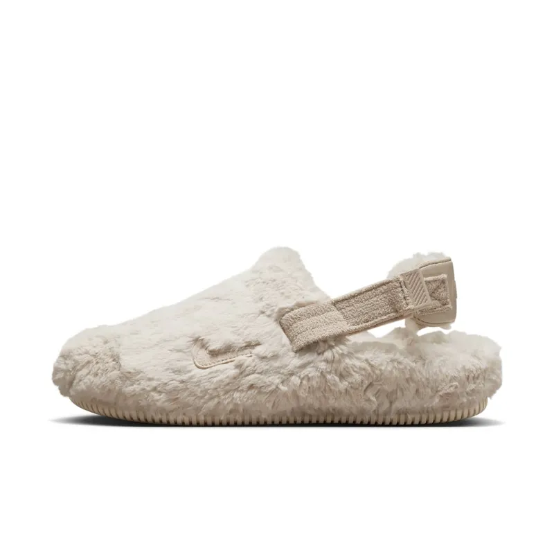 Nike Calm Mule SE “Sanddrift Fur” (FZ3118-100)