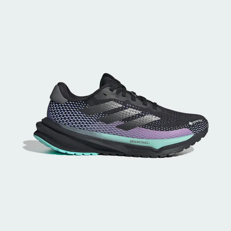 adidas Supernova Gore-Tex Core Black Iron Metallic Semi Flash Aqua (ID6305)