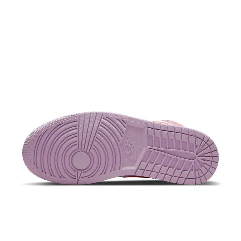 Air Jordan 1 Mid Valentines Day Release – “White / Pink / Crimson” (DR0174-500)