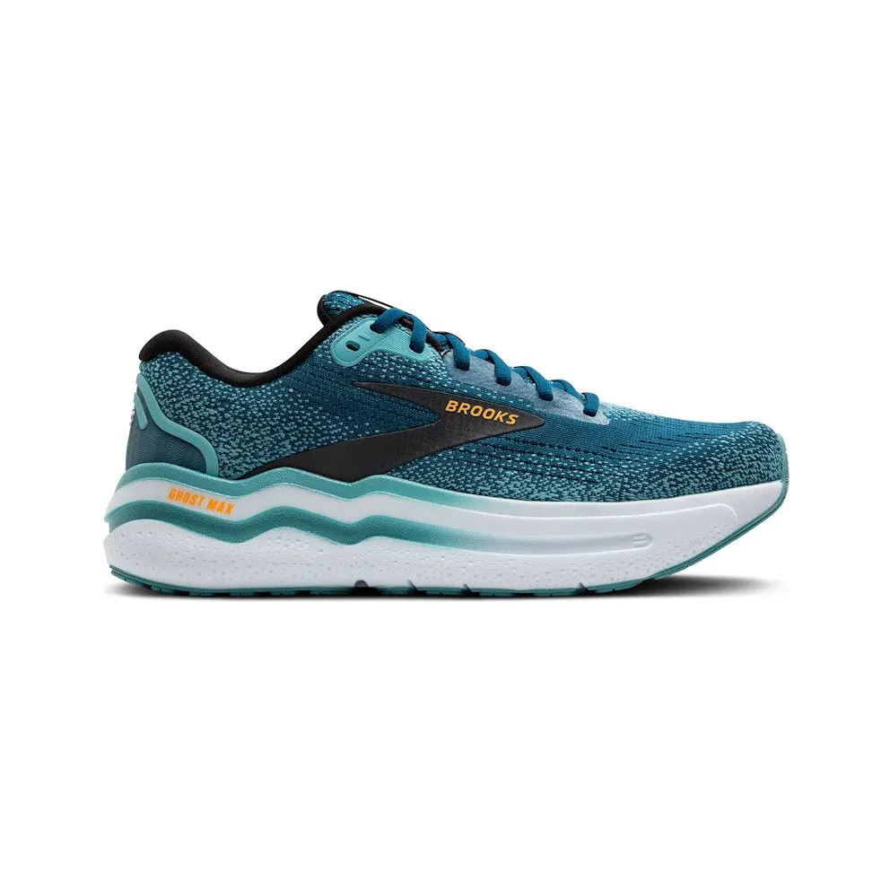 Brooks Ghost Max 2 Moroccan Blue Aqua Orange Pop (110431-1D-431)