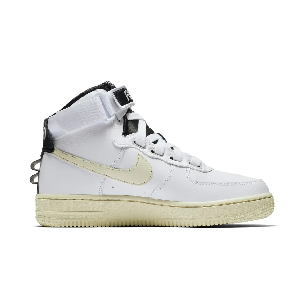 Nike Air Force 1 High Utility White Light Cream (W) White/Light Cream-Black-White (AJ7311-100)