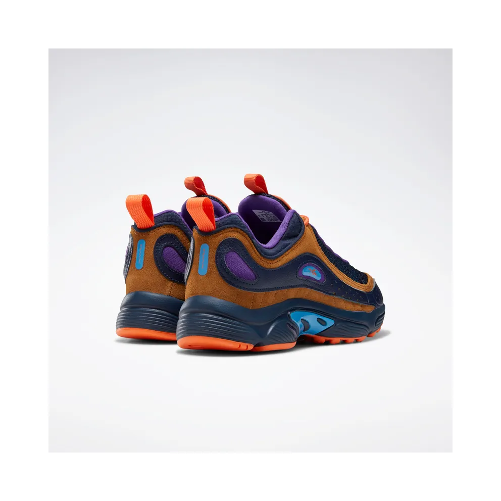 Reebok Daytona DMX II Shoes Wild Brown / Regal Purple / Fiery Orange