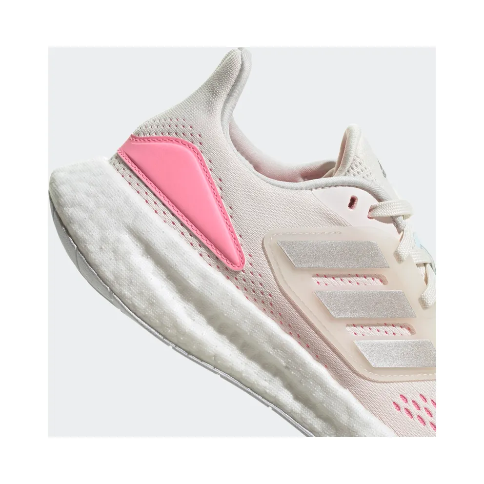 adidas Pureboost 22 Cloud White / Silver Metallic / Beam Pink (HQ1457)