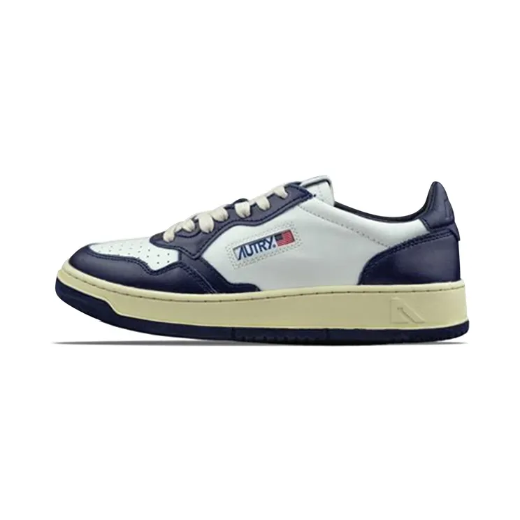 Autry Medalist Low “White/Blue” (AULM-WB04)