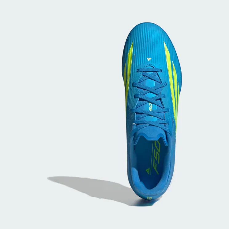adidas F50 League Turf Football “Lucid Ray Blue / Team Solar Yellow 2 / Lucid Aquamarine” (JR8975)