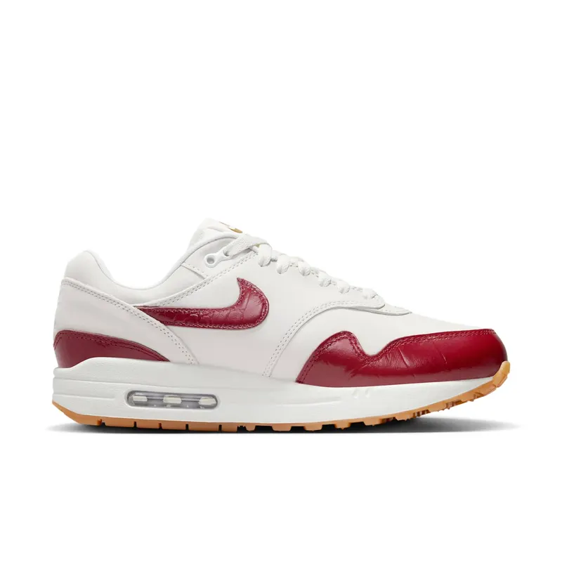 Nike Air Max 1 LX Sail/Sail/Gum Light Brown/Team Red (FJ3169-100)