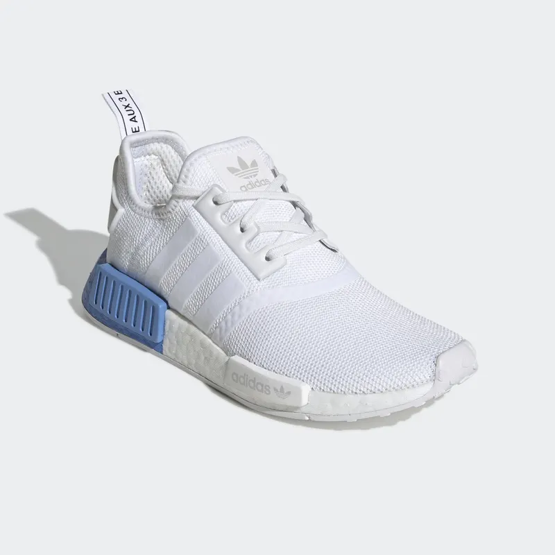 adidas NMD R1 Cloud White Real Blue (GS) Cloud White/Cloud White/Real Blue (EE6677)