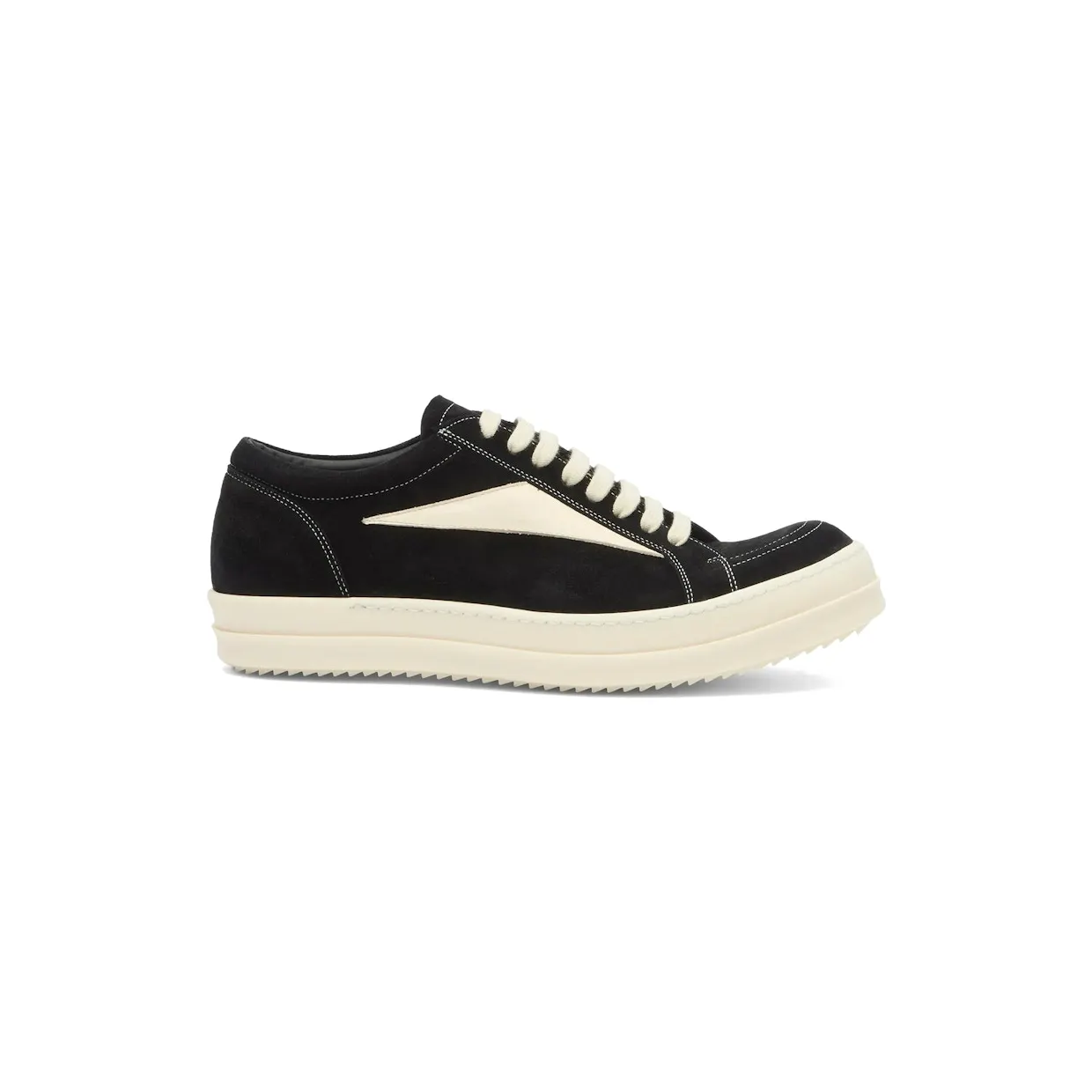 Rick Owens Vintage Low Suede Black Milk (RU01F2897-LVSLCO-911)