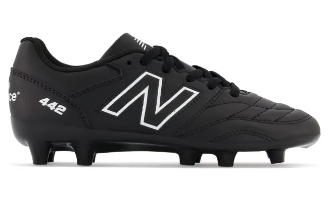 New Balance 442 v2 Academy FG Black White (GS/PS) (JS43FBK2)