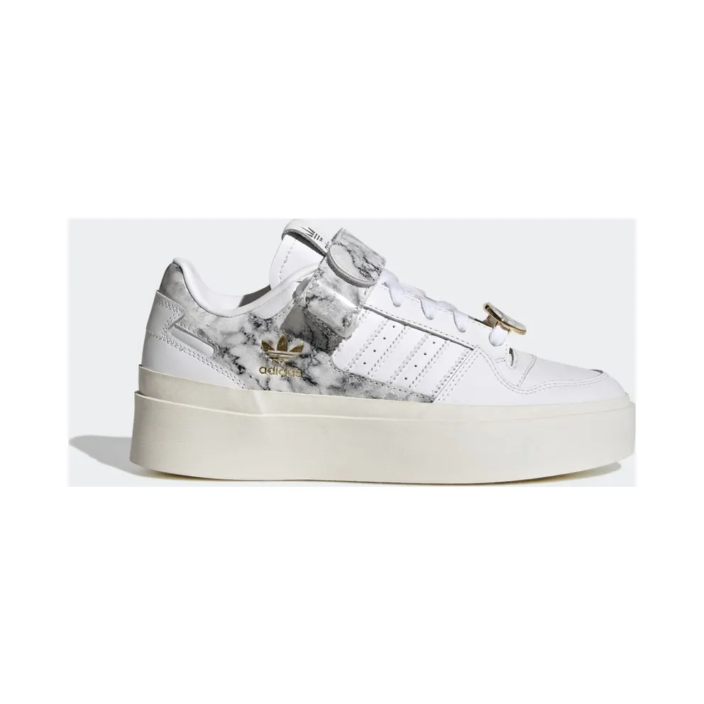 adidas Forum Bonega Schuh Cloud White / Cloud White / Gold Metallic (GY1541)