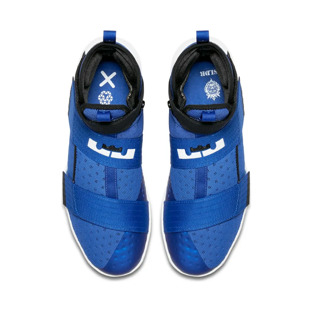 LeBron Soldier 10 “FLYEASE” Game Royal/Black-White (917338-410)