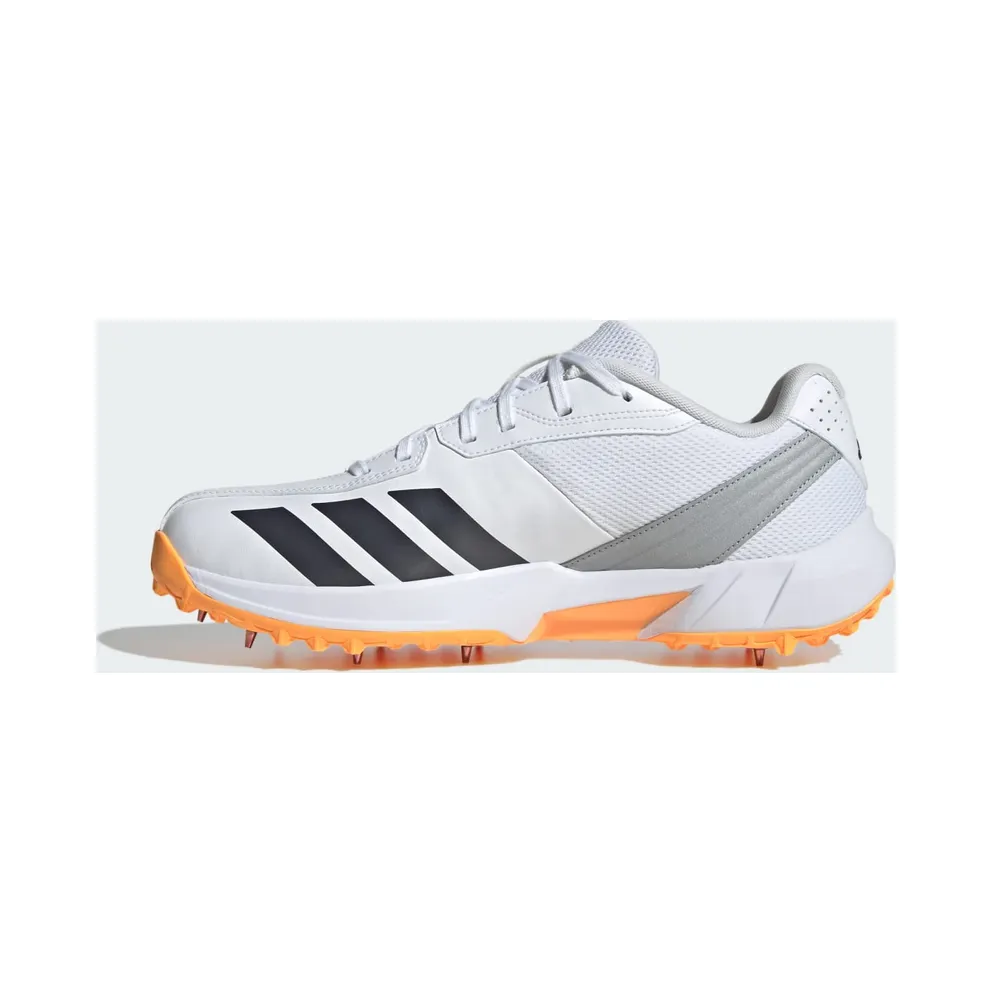 adidas 22yds Spike Cricket “Cloud White / Aurora Onix / Lucid Tangerine” (JQ8545)