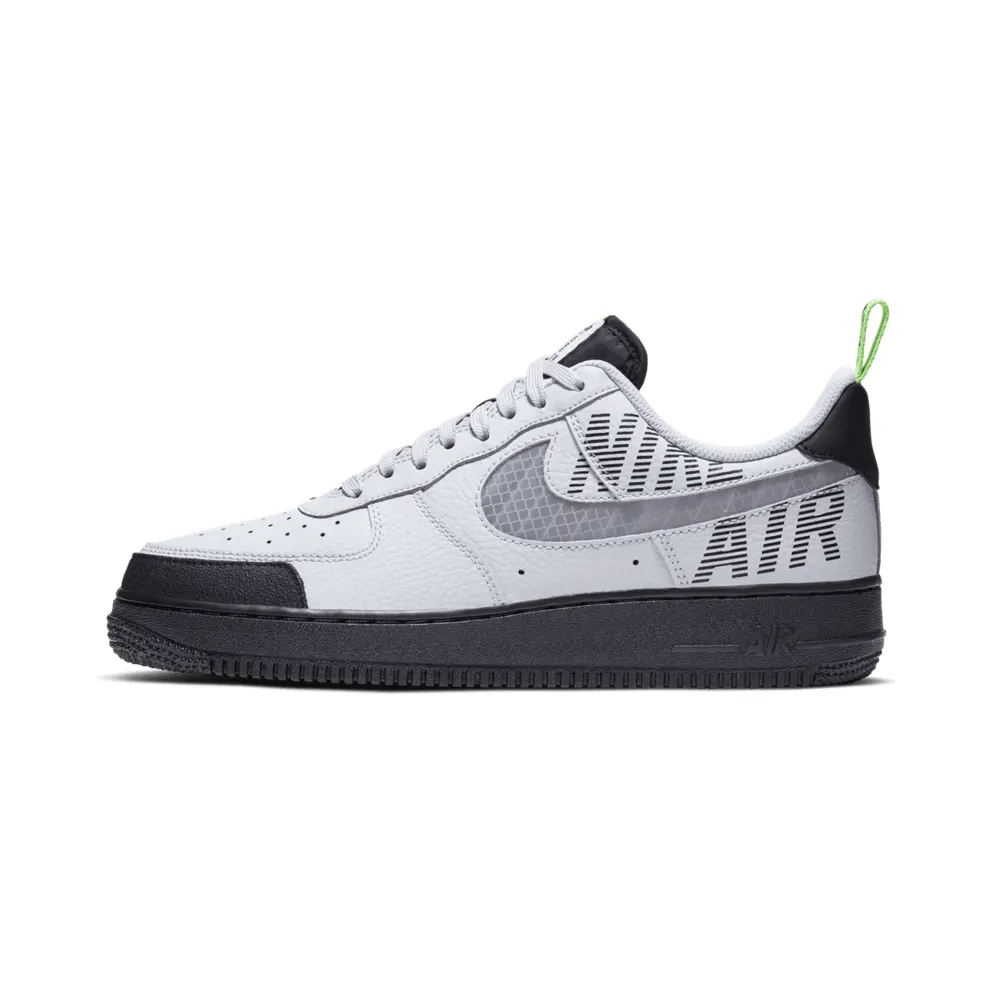 Nike Air Force 1 Low Under Construction Grey Vast Grey/Gunsmoke-Black-Electric Green (BQ4421-001)