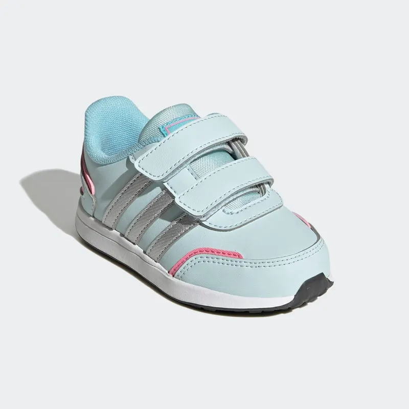 Adidas VS Switch 3 Lifestyle Running Hook and Loop Strap Almost Blue / Silver Metallic / Beam Pink (GW6606)