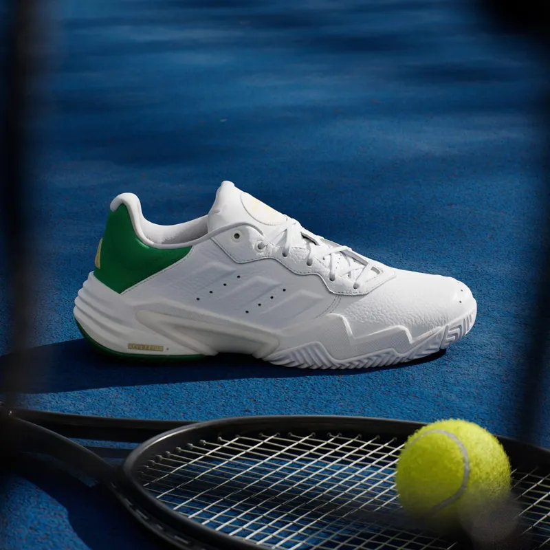 Adidas Barricade 13 Leren Tennis Shoes White / Cloud White / Cloud White (JP7237)